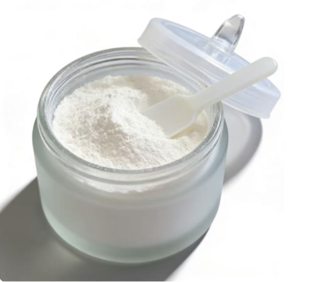 Sodium Hyaluronate Hyaluronic Acid Food-grade Powder of High Purity, Derived From Fermentation, and Certified Halal.