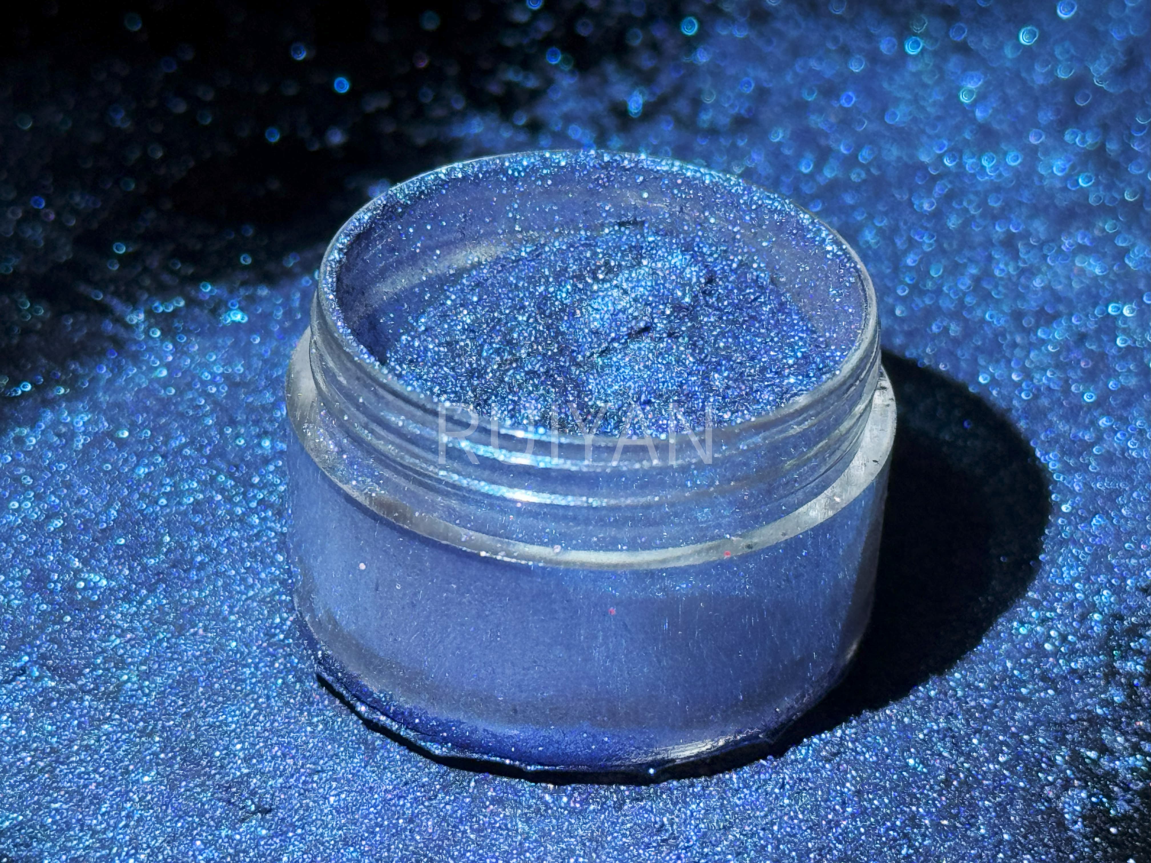 Free Sample Shanghai Ruiyan Bulk 64 Colors Cosmetic Grade Mica Powder Titanium Chromium Pigment for Nail Polish and Eyeshadow