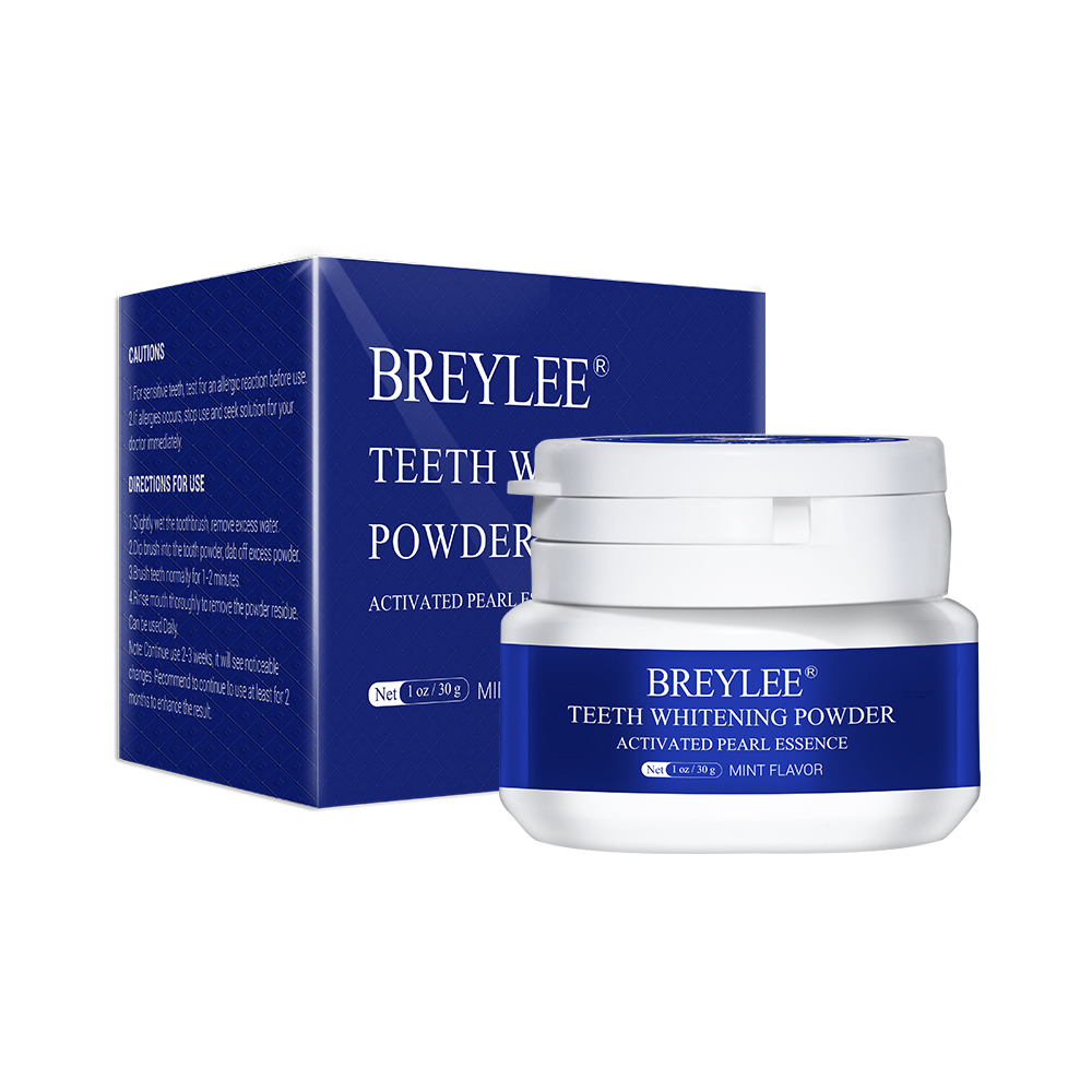 Breylee Pearl Teeth Whitening Powder Teeth Stain Remover Brightening Oral Refreshing Replace Toothpaste