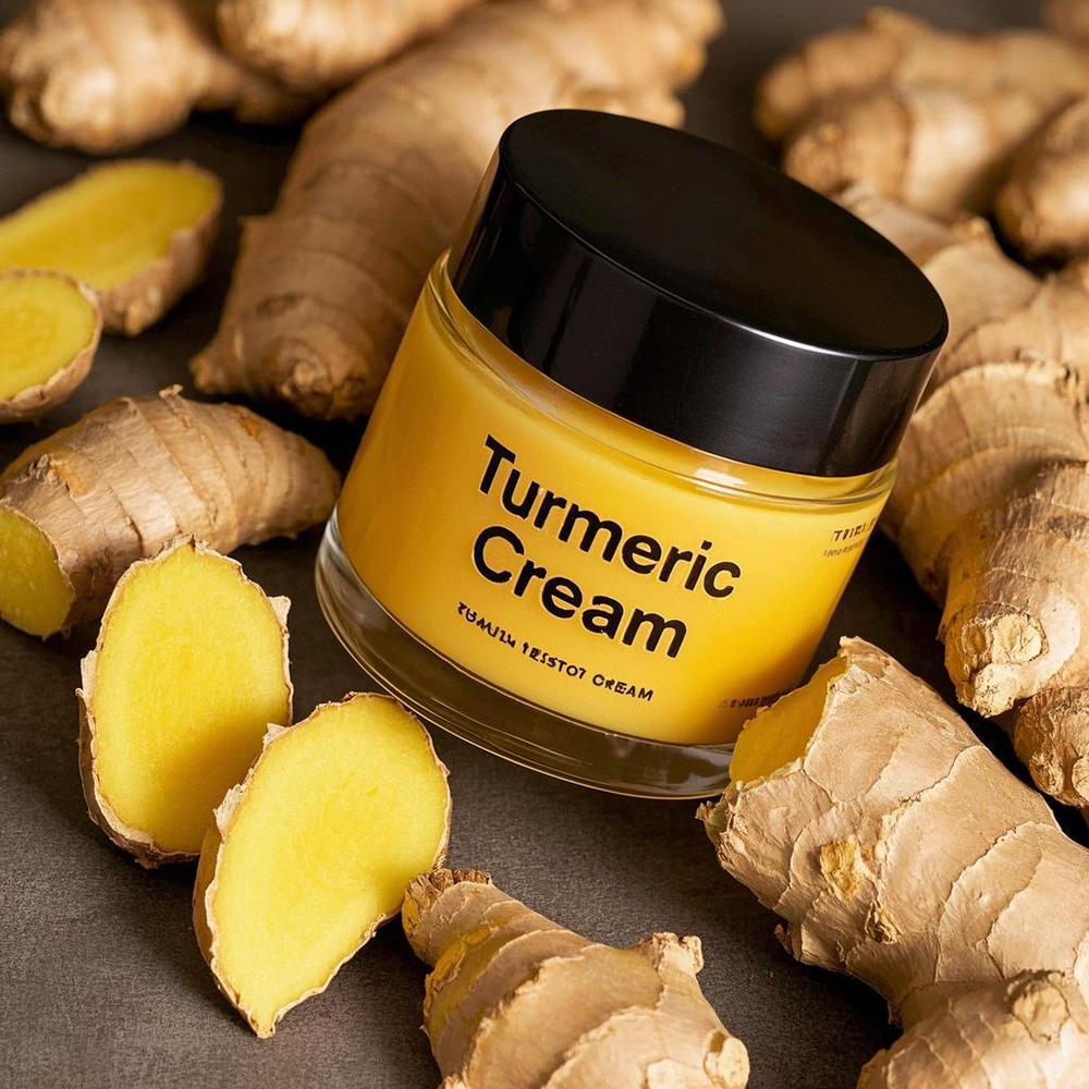 Turmeric Vitamin C Facial Cream For Skin Glow Acne Marks Oil Balance Daily Moisturizing Skincare