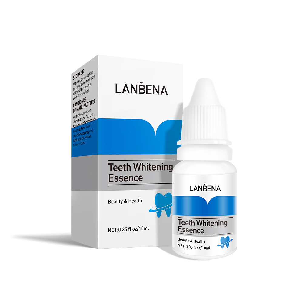 LANBENA Herbal Ingredients Oral Care Tooth Whitening Stain Removal Brighten Odor Reduce Teeth Whitening Essence Serum