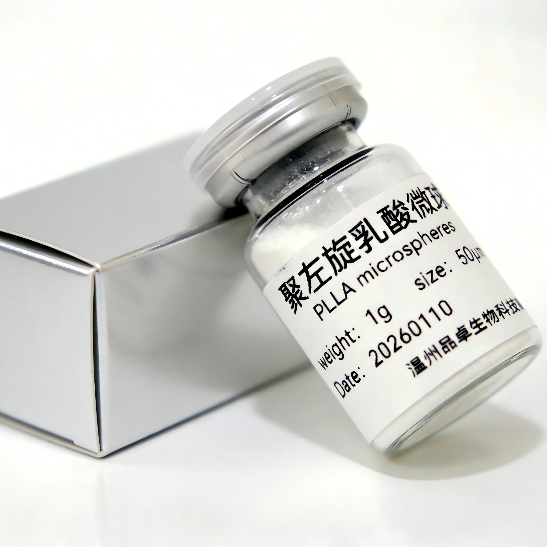 Low Inflammatory Polymeric Microspheres PLLA Microspheres for Anti-Aging Treatment Stable Material with Safe Application