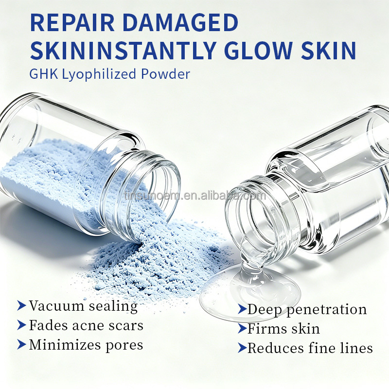 EKBER Professional Ghk-cu Beauty Salon Grade Blue Copper Peptides Lyophilized Powder for Fade Fine Line &amp; Wrinkle