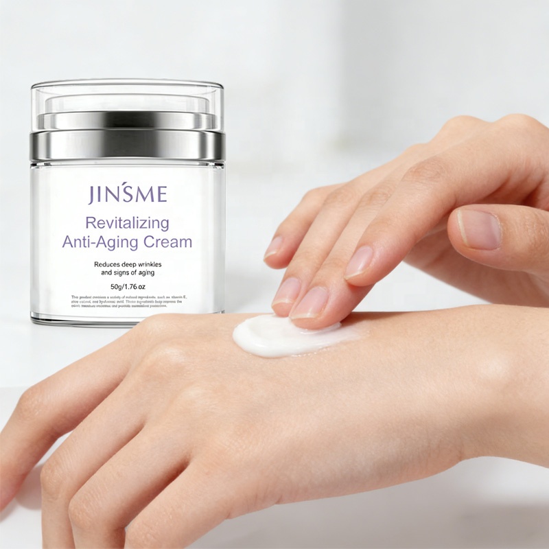 Private Label OEM Anti Wrinkle Face Cream Fragrance Free Hyaluronic Acid Anti Aging Moisturizer For Mature Skin