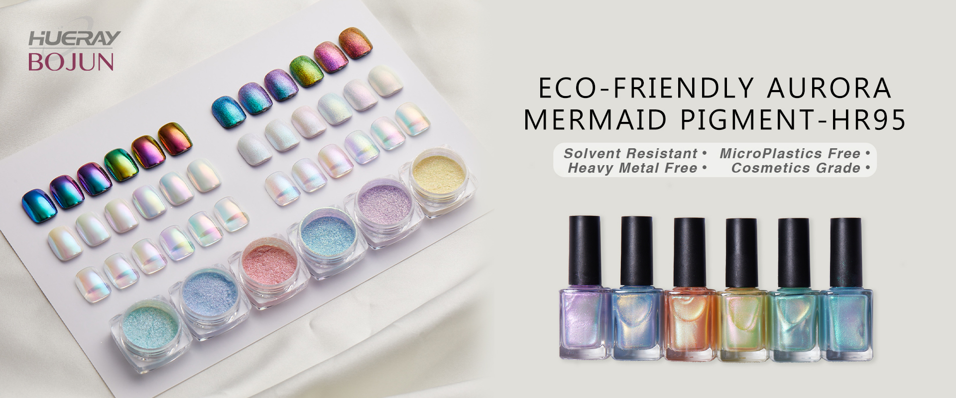 Cosmetic Grade Eco-friendly Solvent Resistant Transparent Chameleon Powder Moonlight Aurora Pigment for Nail Art Make-up