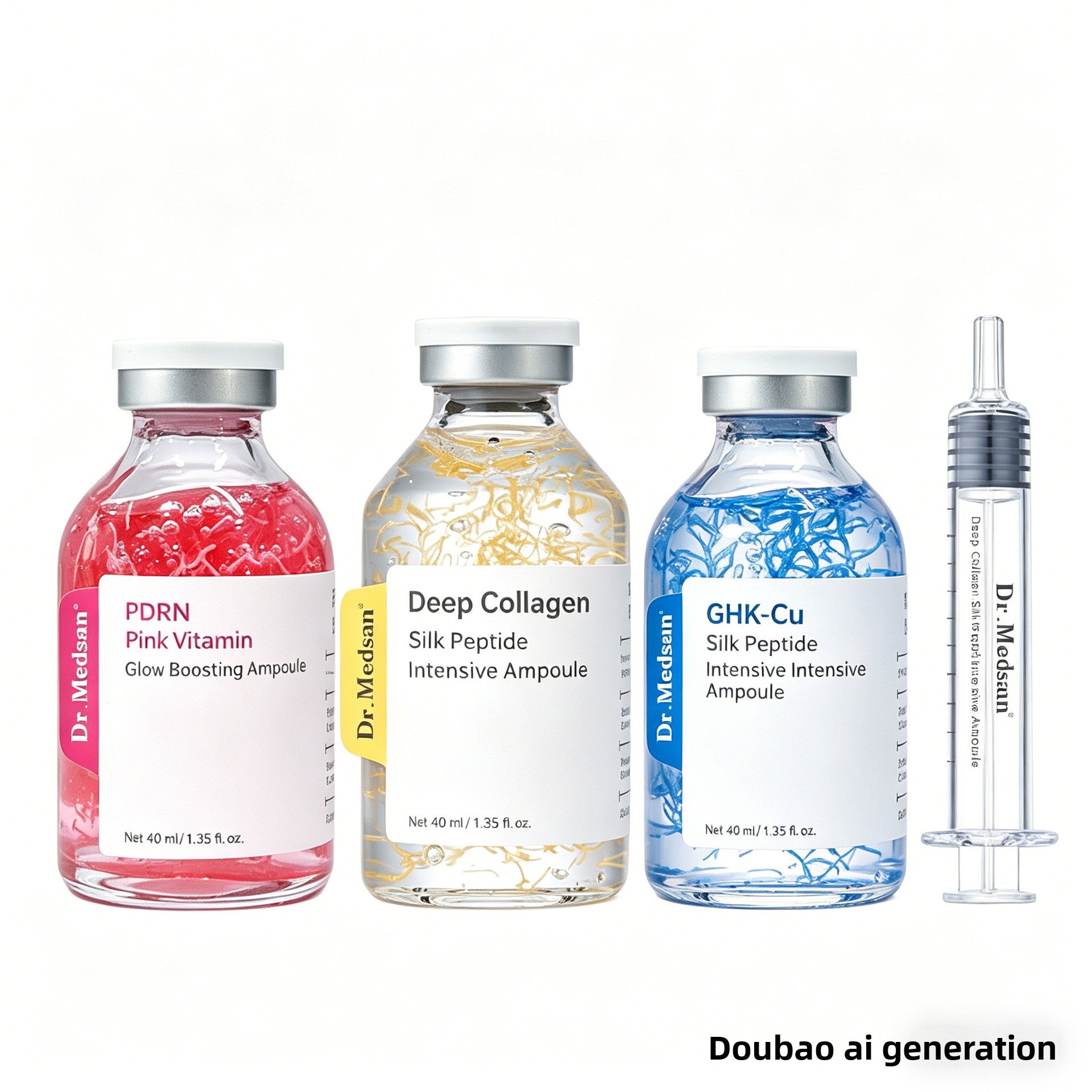 Unbranded GHK-Cu Peptide Serum Ampoule Anti-Aging Lifting Firming,Small Batch ODM Private Label &amp; Dropshipping Supported
