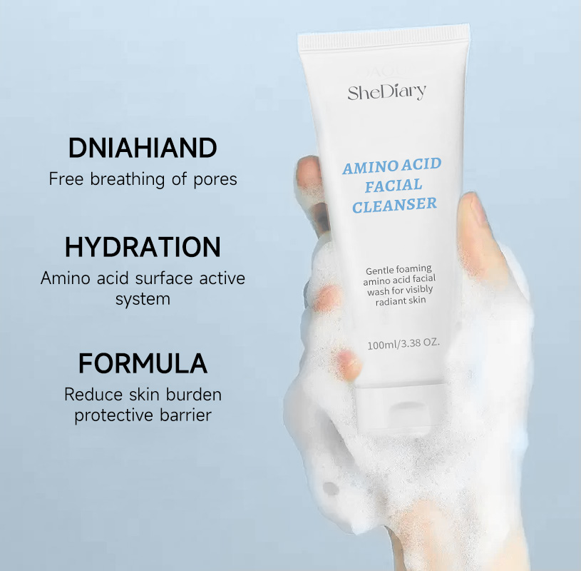 SheDiary Zhenyan Beauty Herbal Cream Whitening Facial Cleanser for Dry Sensitive Skin Vegan Ingredients for Face Wash