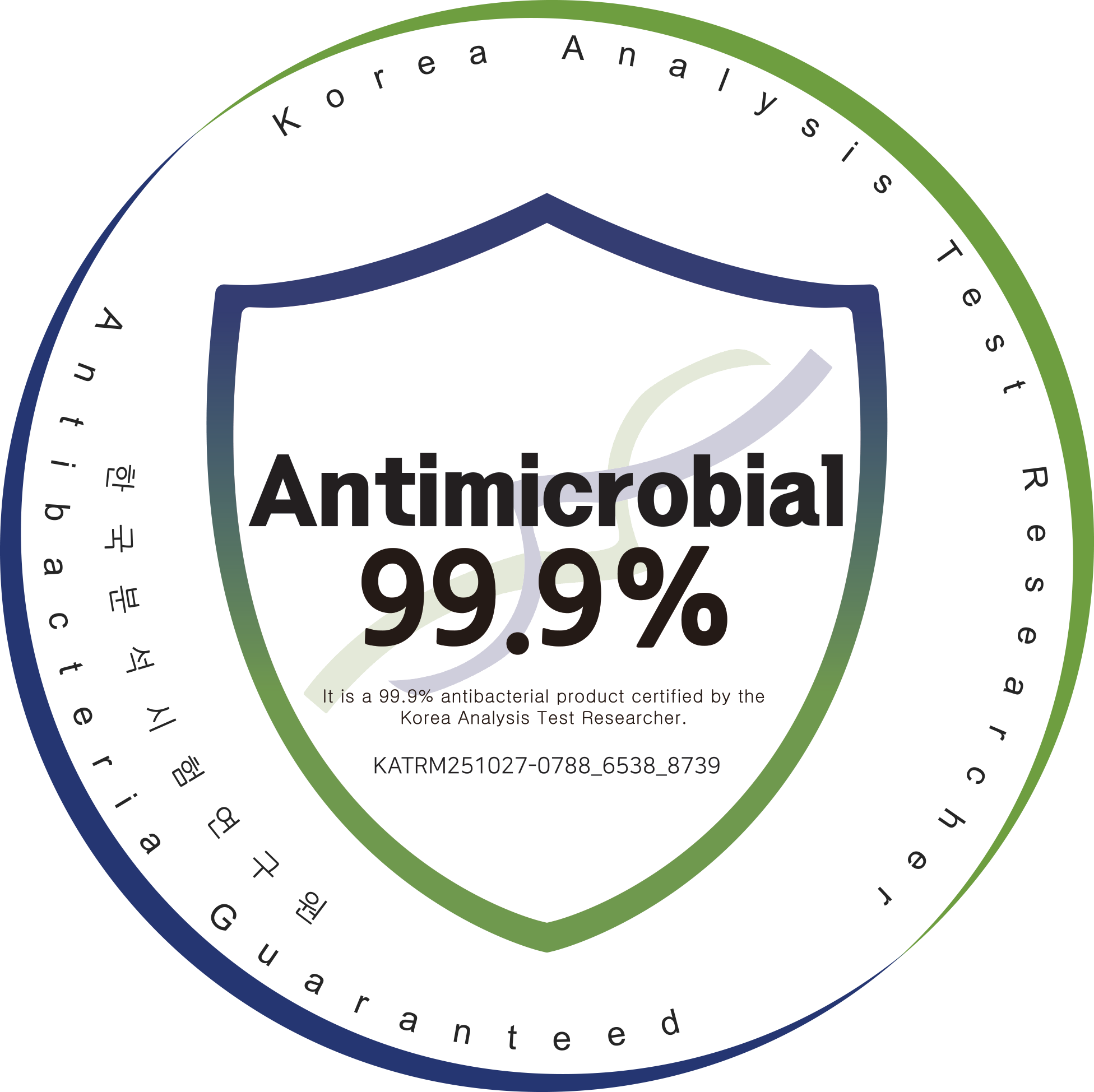 Antibacterial Guaranteed test report
