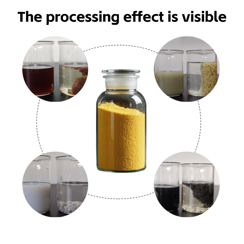 DA QIAN High Purity Wastewater Treatment Flocculant Chemicals Polyferric Sulfate (PFS) Phosphorus Agent Chemical Auxiliary Agent