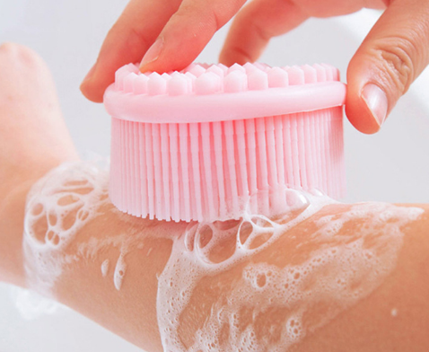 Exfoliating Silicone Body Scrubber Easy to Clean,Long Lasting,More Hygienic,Exfoliating Silicone Scrubber