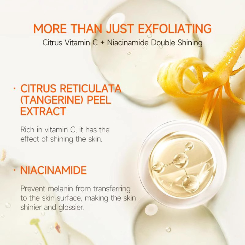 Latest Organic Ingredient Vitamin C 60g Facial Exfoliating Gel Korean Skin Care Product