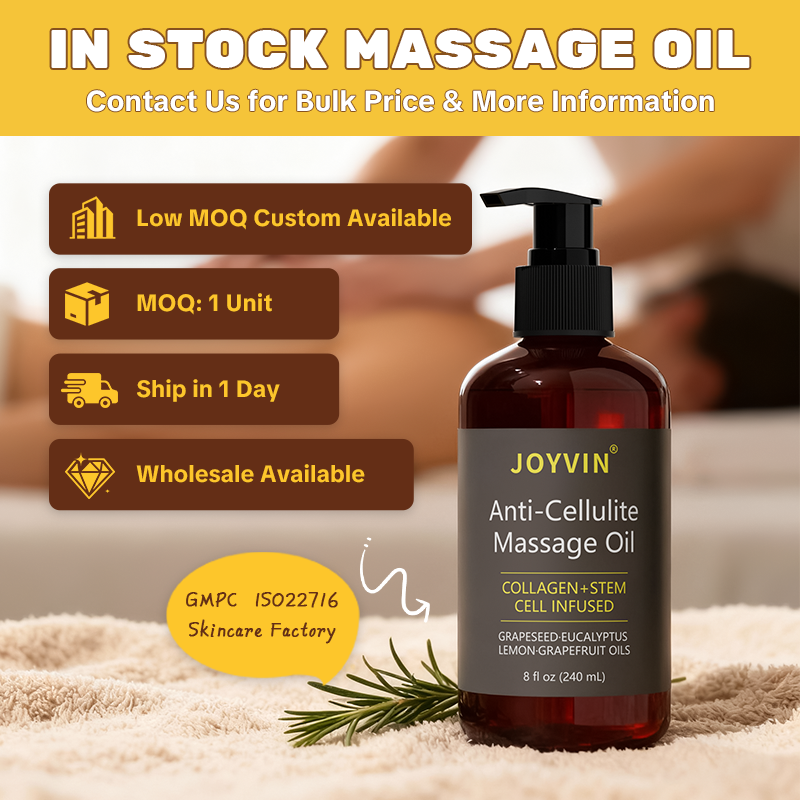 Wholesale Low MOQ Anti Cellulite Slimming Massage Oil With Essential Oil For Full Body Care Moisture Relaxation Cruelty-free