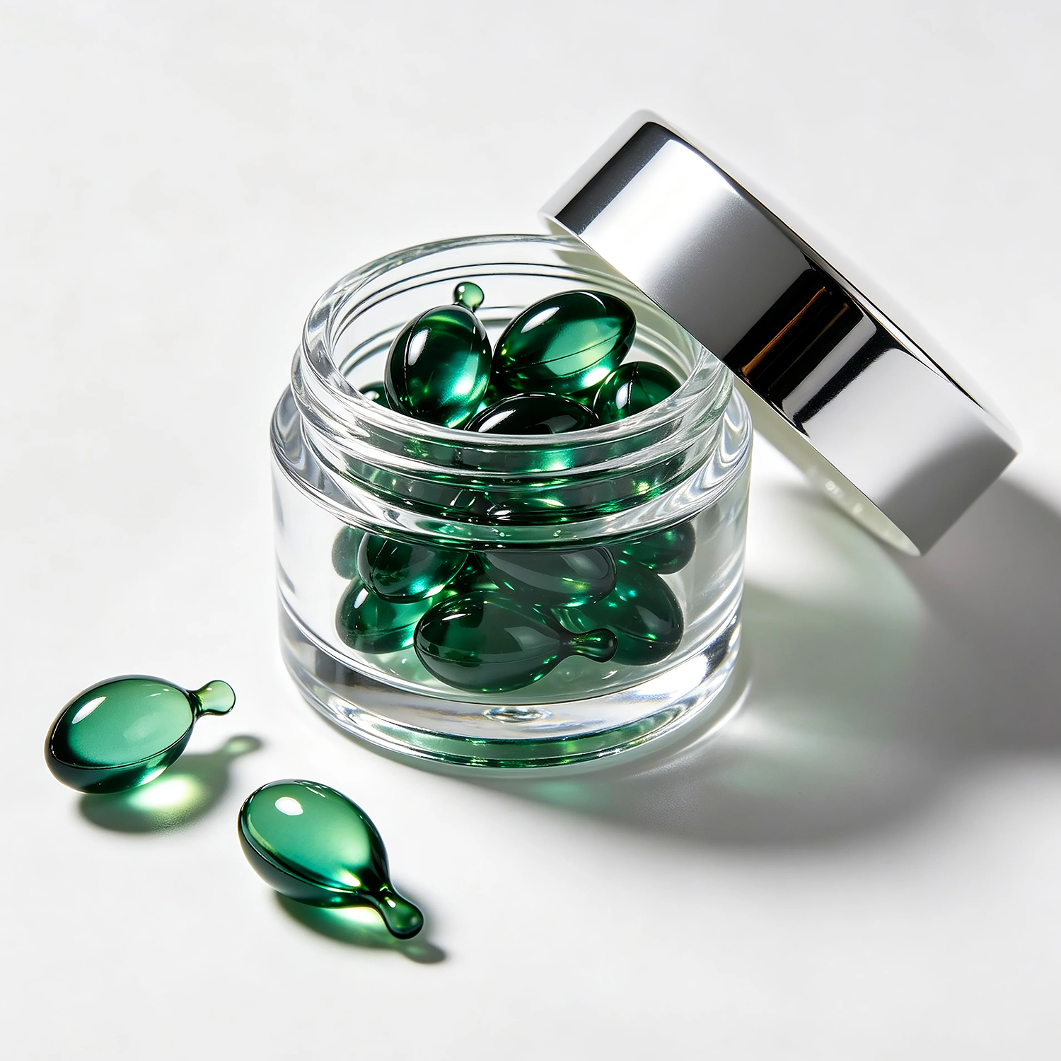 Organic Rosemary Caffeine Niacinamide Hair Growth Scalp Care Anti Hair Loss Oil Control Hair Thickening Scalp Serum Capsule