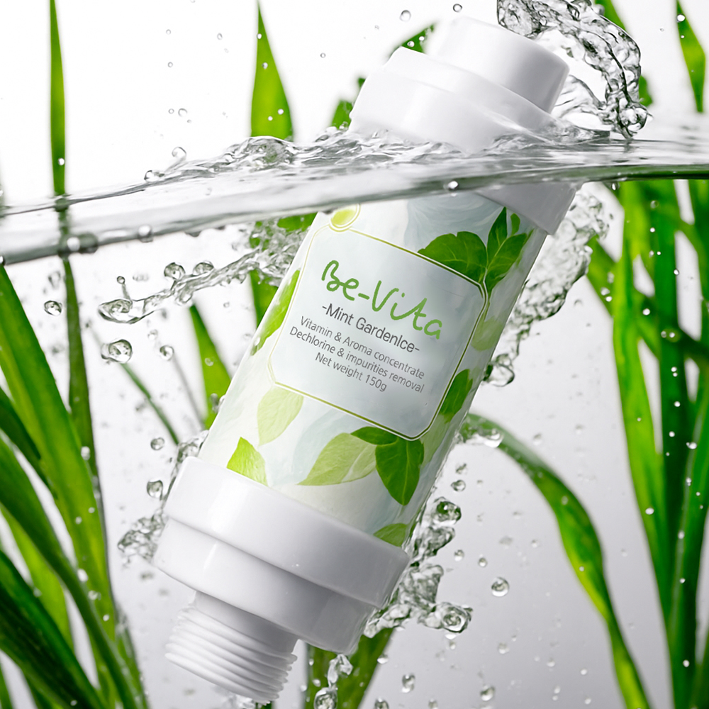 Mint Scent Non Toxic Material MSDS Test Report Vitamin Shower Filter Made In Korea Bevita Chlorine Removal Mint Garden Scent