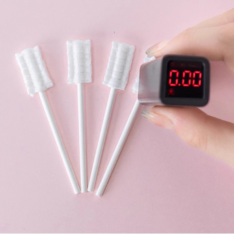 Top Quality Factory Supply OEM Baby Brush Tongue Cleaner Soft Paper Rod Infant Oral Cleaning Swabs Baby Gauze Toothbrush