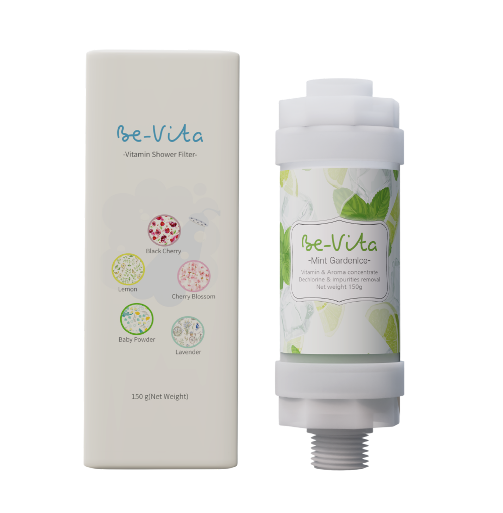Mint Scent Non Toxic Material MSDS Test Report Vitamin Shower Filter Made In Korea Bevita Chlorine Removal Mint Garden Scent