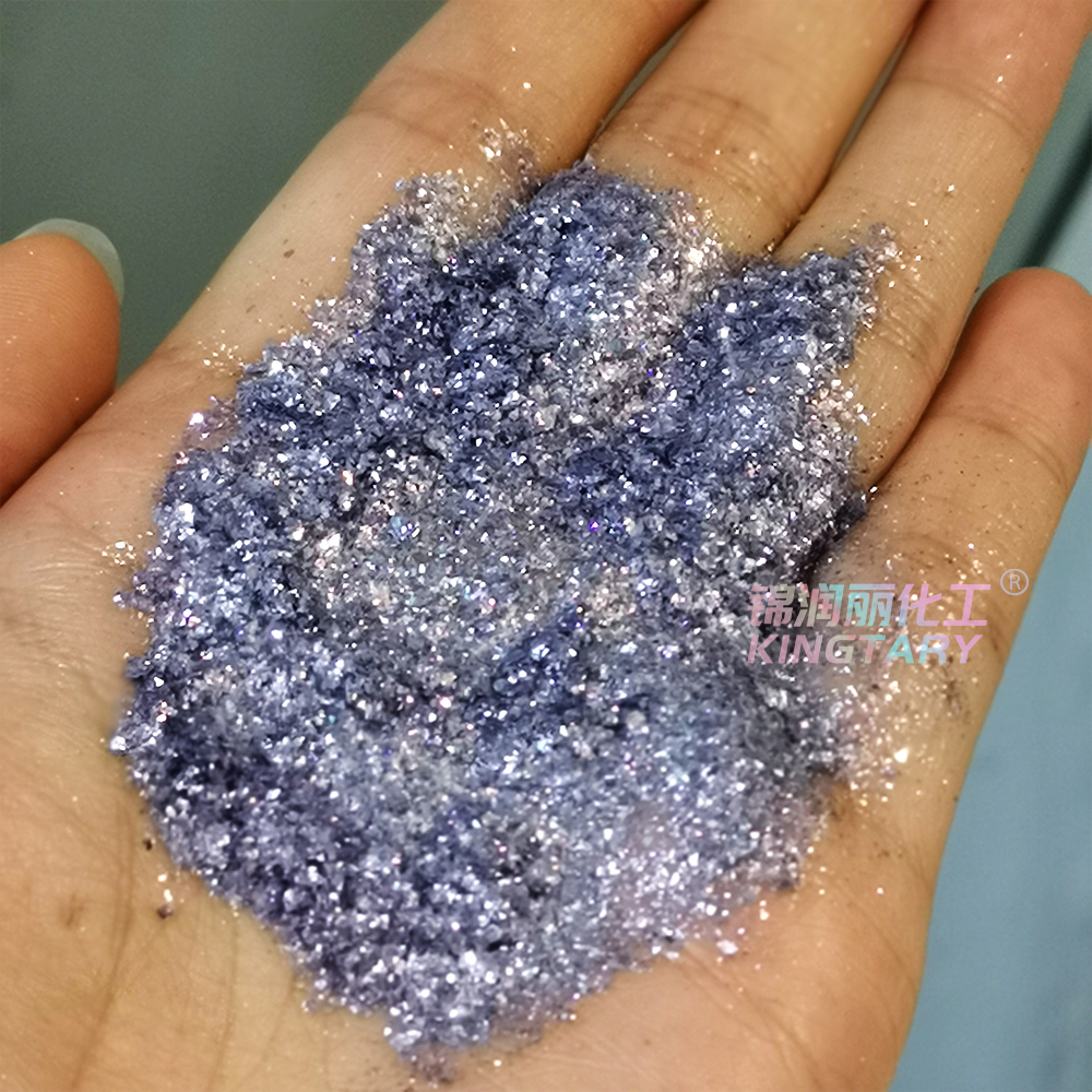Bulk Duochrome Glass Eyeshadow Flakes Glitter Colors Powder for Coating Pigment Makeup and Leather Pigments