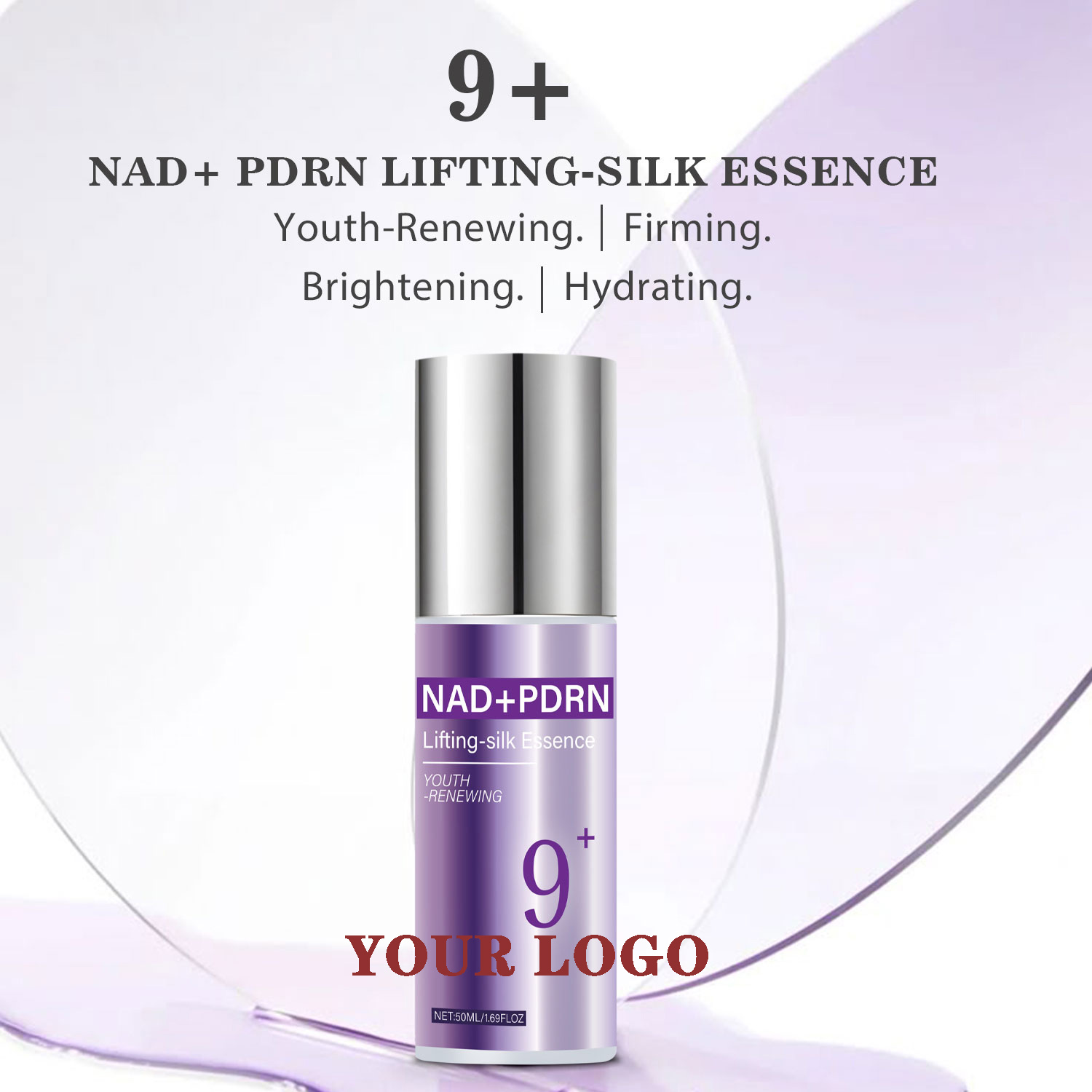 Manufacturer Customized PDRN Niacinamide Face Serum OEM/ODM 9+ NAD+Lifting Glow Firming Essence Korean Skin Care Serum For Face