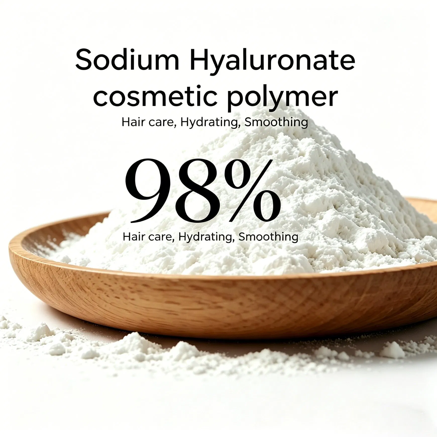 Low Molecular Sodium Hyaluronate, Easy Absorption Dry Skin Improving Rejuvenation Cosmetic Ingredient