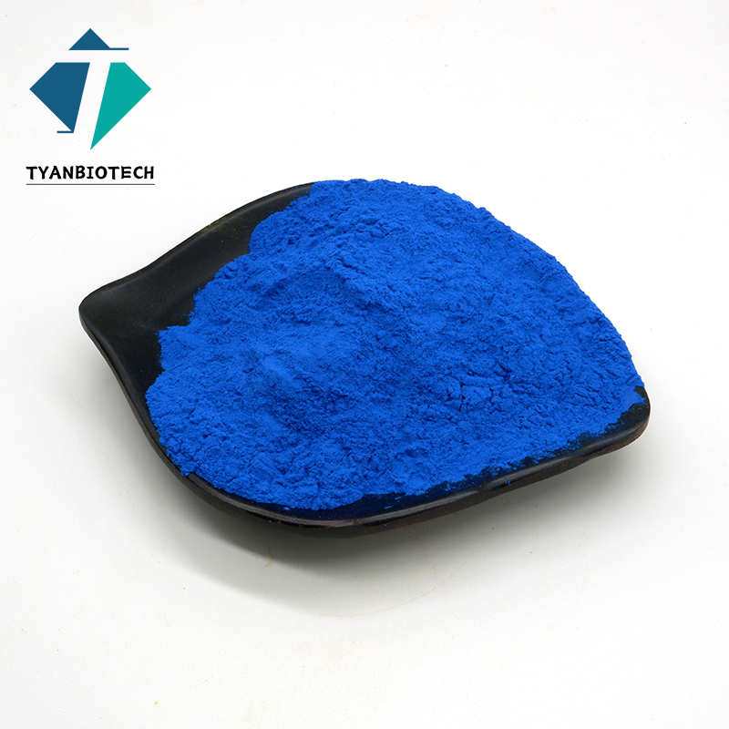 High Quality Blue Copper Tripeptide-1 Powder CAS 89030-95-5 GHK-Cu Copper Peptide