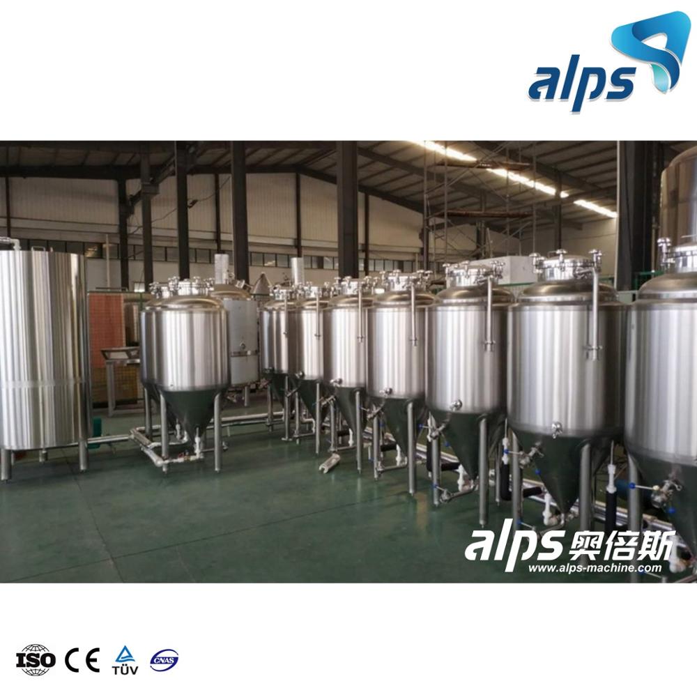 Turnkey Project Industrial Beer Production Plant Small Beer Brewing Equipment / Brewery Machine