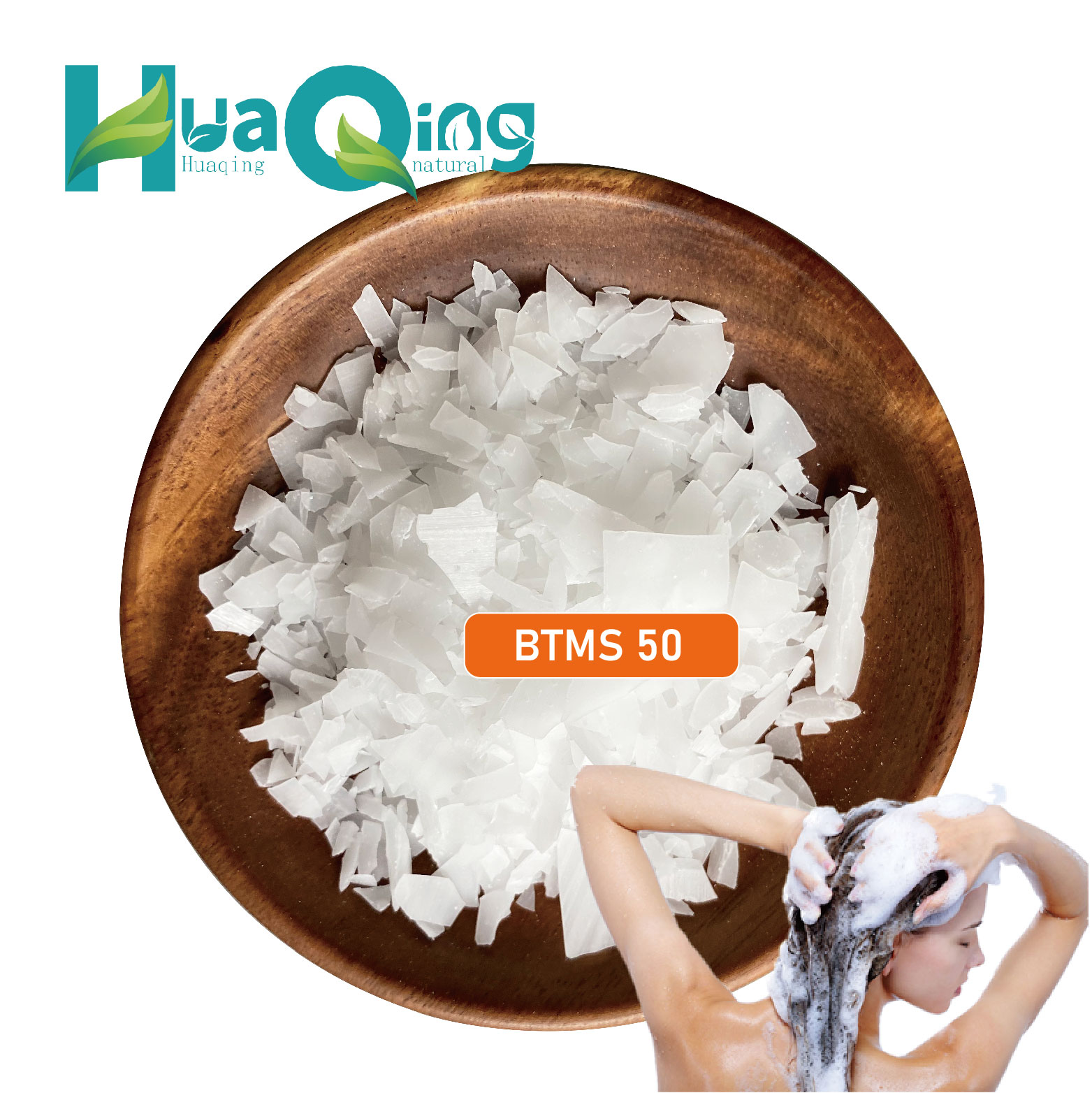 BTMS 50 Emulsifying Hair Care Surfactant Raw Material Hair Conditioner BTMS50
