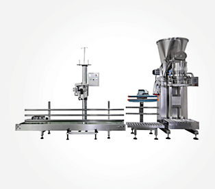 Top open bag semi auto packing machine