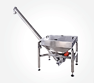 Screw feeding machine