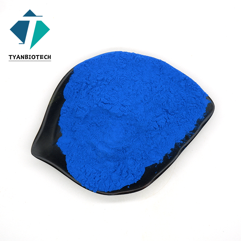 High Quality Blue Copper Tripeptide-1 Powder CAS 89030-95-5 GHK-Cu Copper Peptide