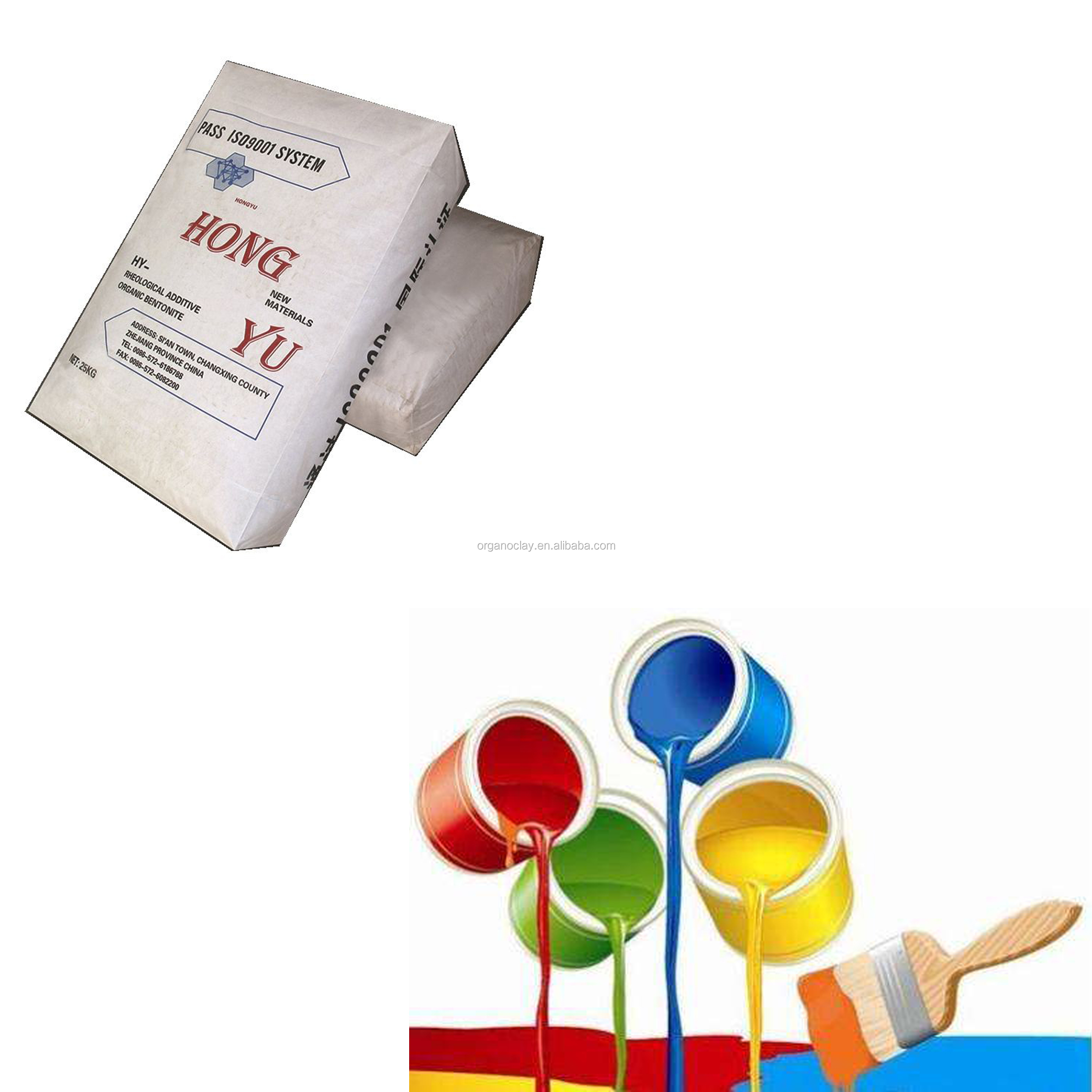 High Quality HY-60W-1 Water-based Bentonite Activated Clay Rheological Additives | High Grade For Oil Drilling Mud Formulation