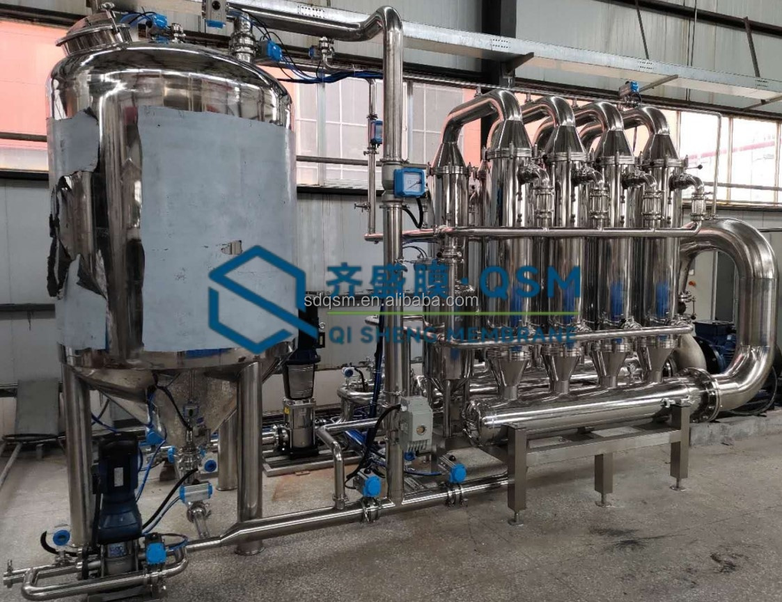 Fermentation Broth Clarification Beer Brewery Crossflow Filtration 200nm Pore Size Ceramic Membrane Filter For Microfiltration