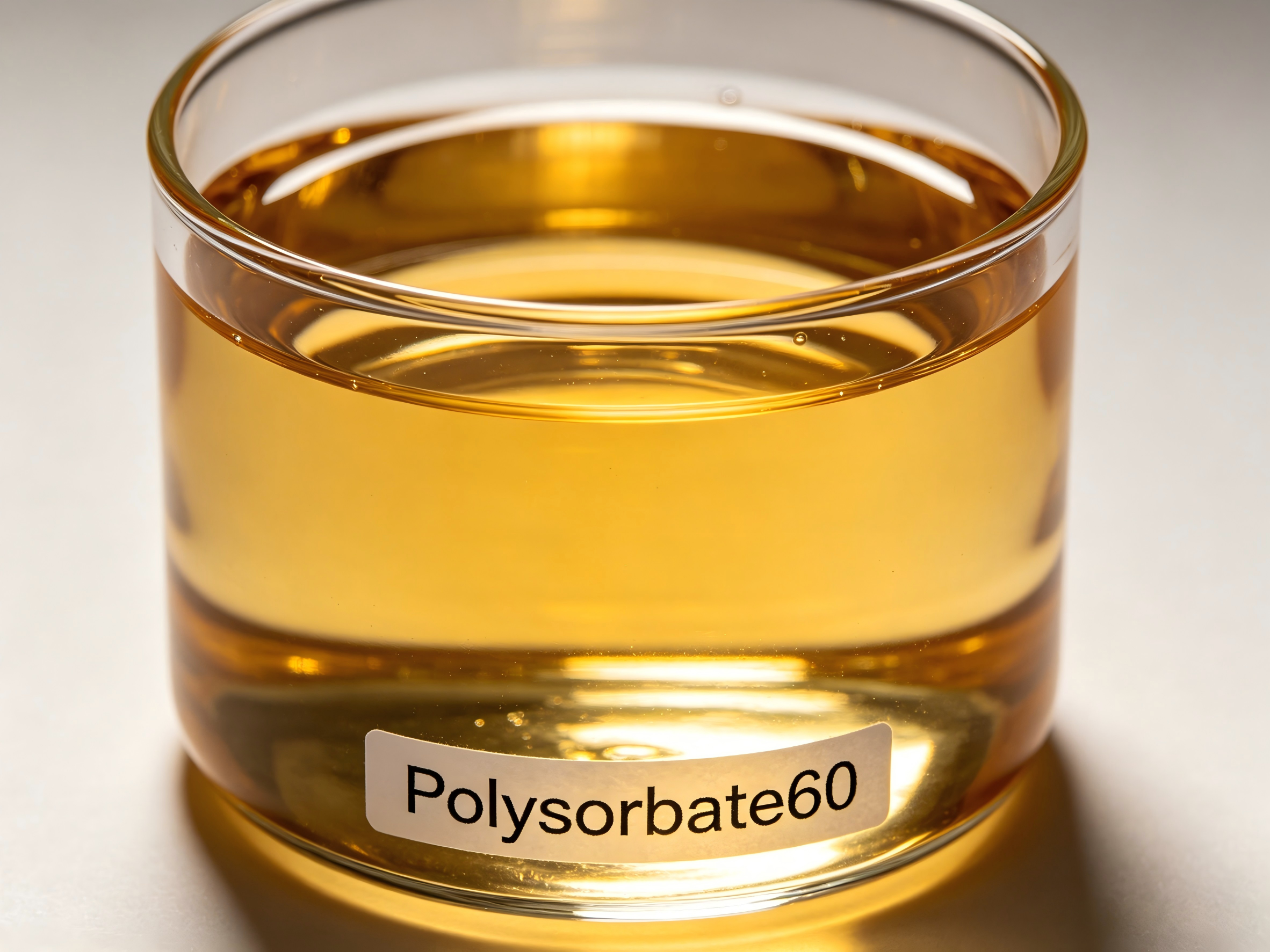 Bakery Dairy Beverage Plant-Based Polysorbate 60 Food Cosmetic Grade CAS9005-67-8 Emulsifier 99% Purity Nonionic Topfine