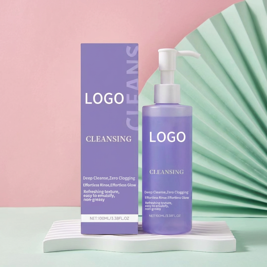 OEM Gentle Natural Scent Chemical Ingredients Facial Cleansing Oil Soft Lightweight Makeup Remover Not Tight