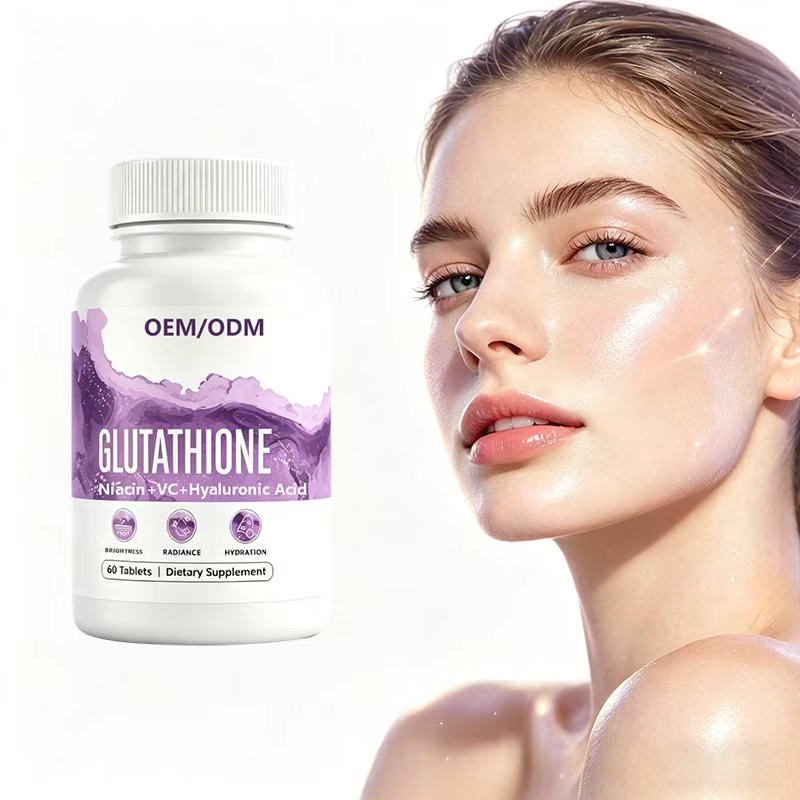 Customize Formula Glutathione Niacin VC Hyaluronic Acid Tablets Natural Antioxidant Beauty Product Brighten Skin Radiate Tone