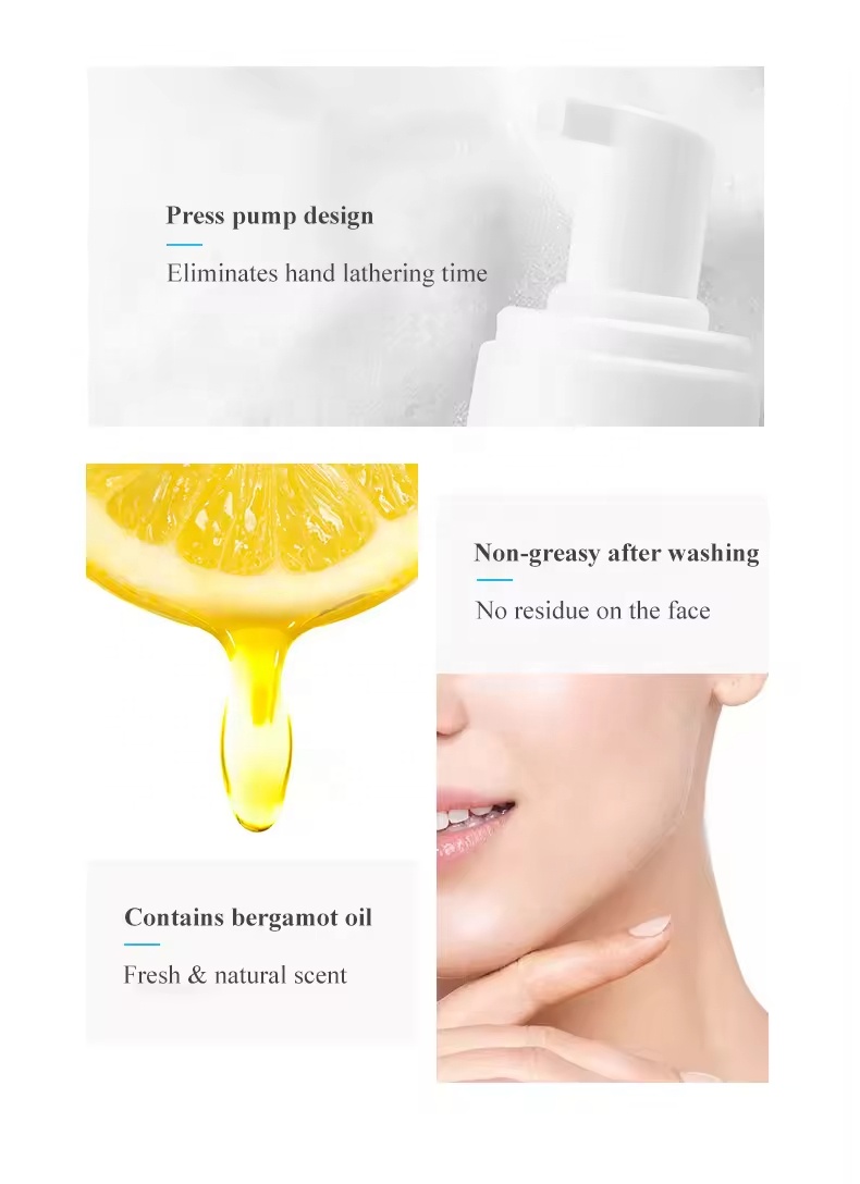 JUYOU Amino Acid Facial Foam Lemon Flavor Showcase 5