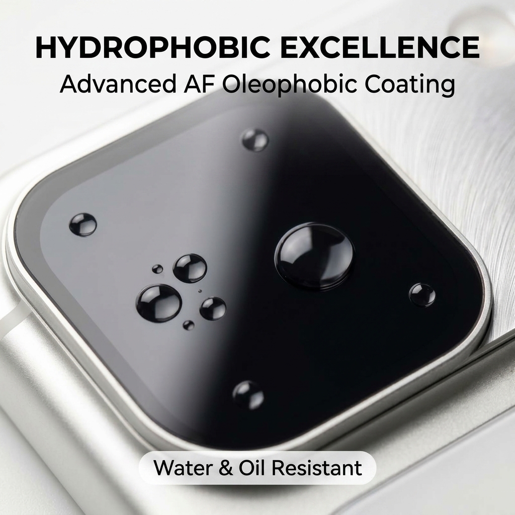 Magnetic 9H Tempered Glass Full Coverage Anti-Spy Anti-Fingerprint Anti-Shock Waterproof UV Filter for Camera Protection