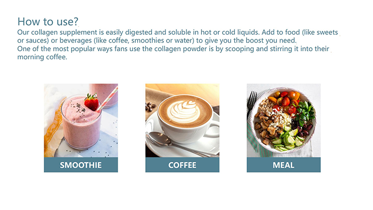 Custom Ingredients Marine Fish Pure Multi Skin Care Whitening Drink Protein Hydrolized Collagen Peptides Type 1 2 3 Powder