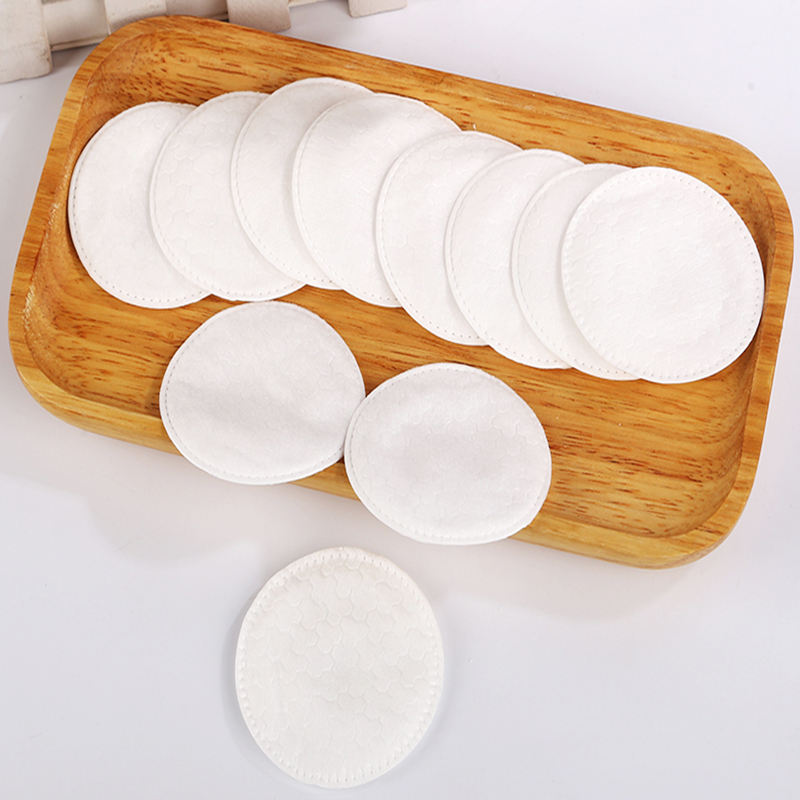 Free Sample Face Cleaning Disposable Thin Facial Organic Cosmetic Makeup Remover Cotton Pads