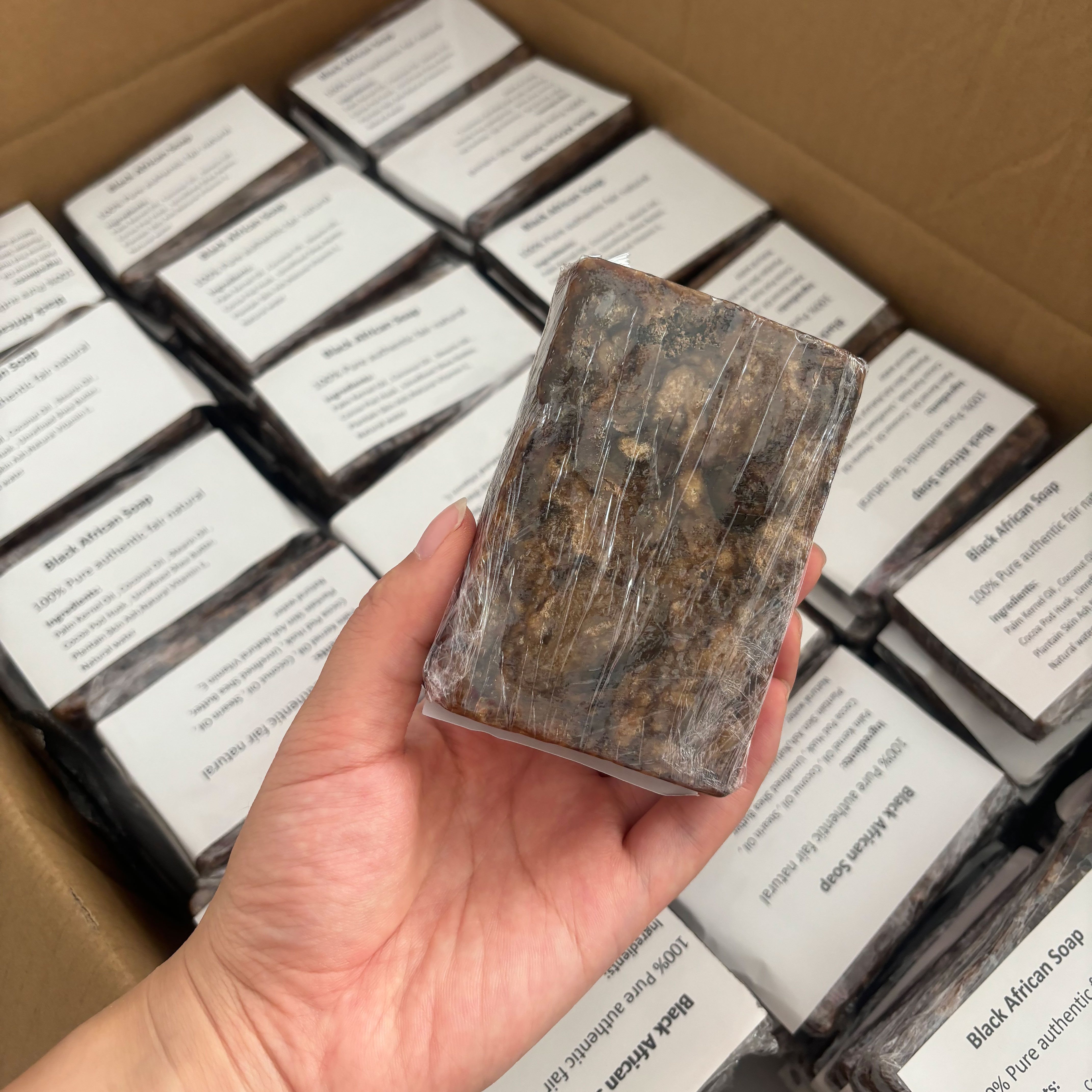 Manufacturing Black African Soap Skin Care Deep Cleansing Dark Spot Remover Beauty Brightening Bleaching Facial Body Soaps 100g
