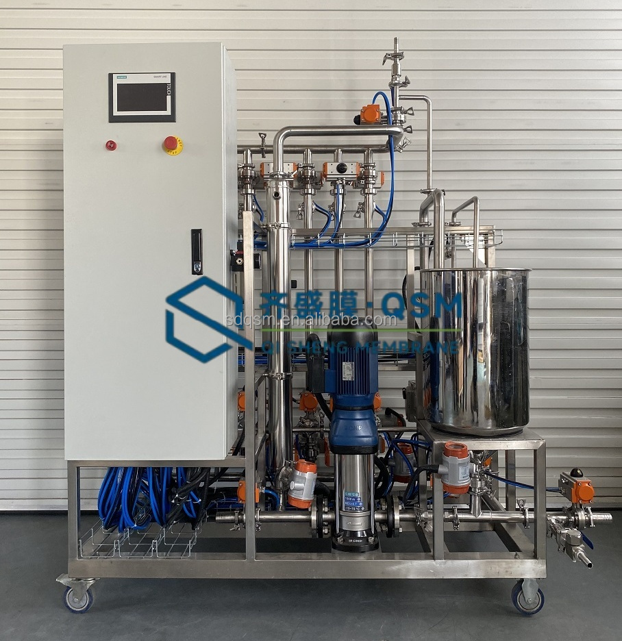 Fermentation Broth Clarification Beer Brewery Crossflow Filtration 200nm Pore Size Ceramic Membrane Filter For Microfiltration