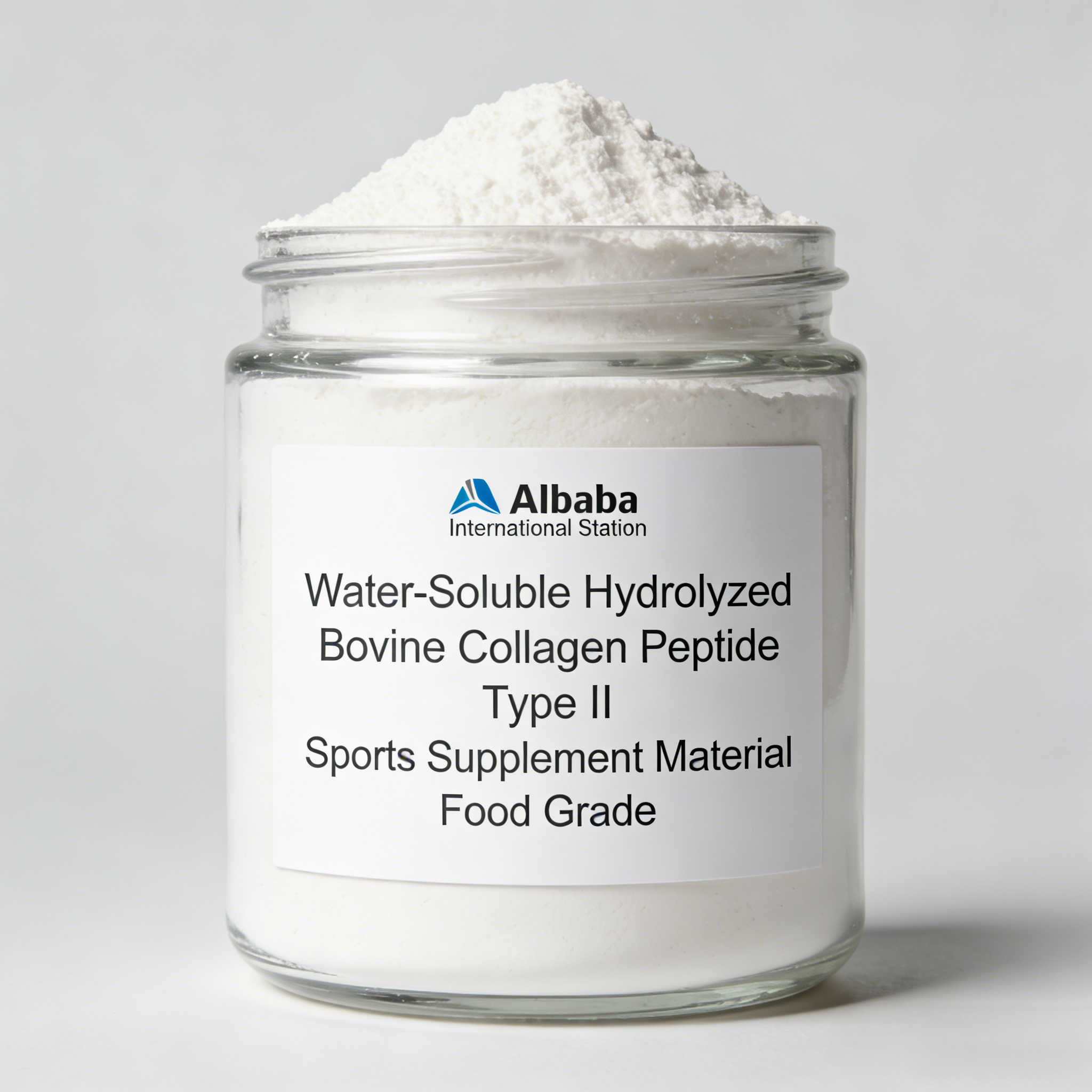 Cosmetics Ingredients Water Dissolve Hydrolyzed Bovine Collagen Peptide Type Ll Sports Supplement Material Food Grade