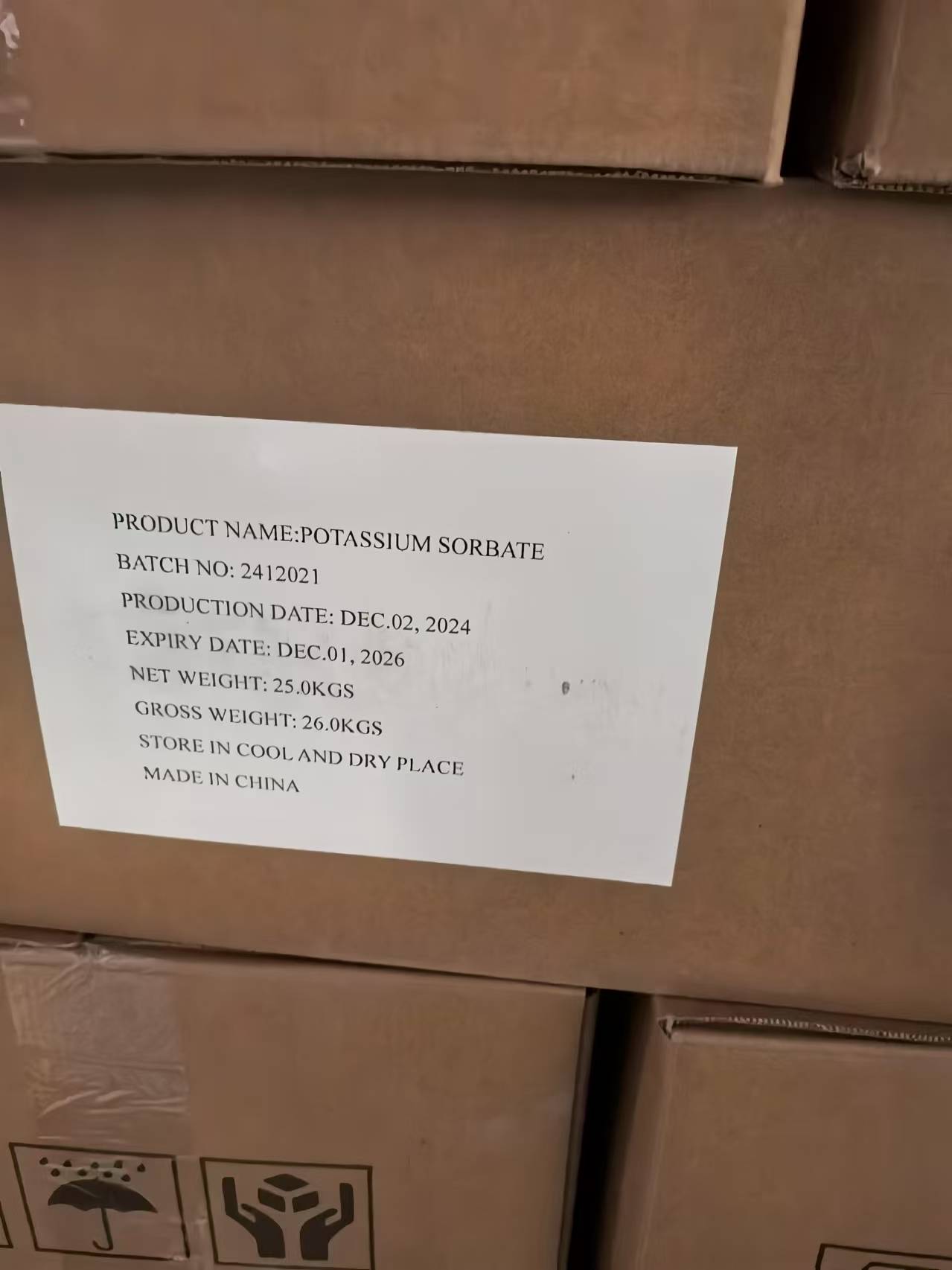 Food Additives Preservative Granular Potassium Sorbate CAS 24634-61-5