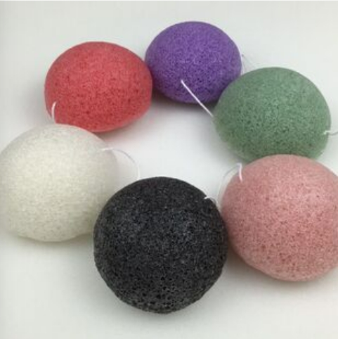 Organic 100% Natural Konjac Cleansing Facial Sponges Custom Packaging Acceptable Soft Konjac Sponge For Face Body Washing