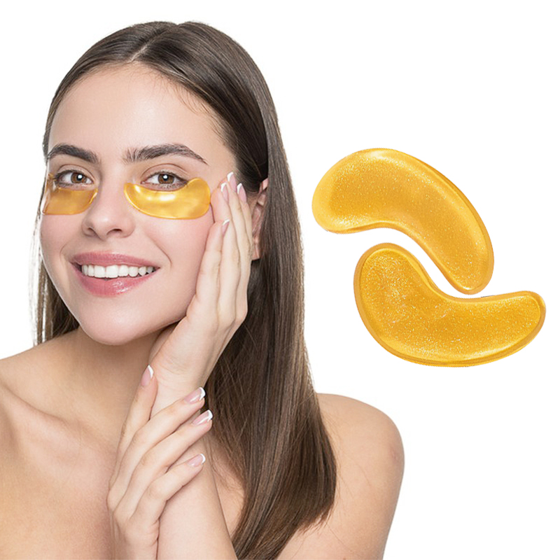 Collagen &amp; Organic Anti-Wrinkle Under Eye Patches With Anti-Puffiness &amp; Dark Circles Gel Sheet Mask (OEM Customizable)