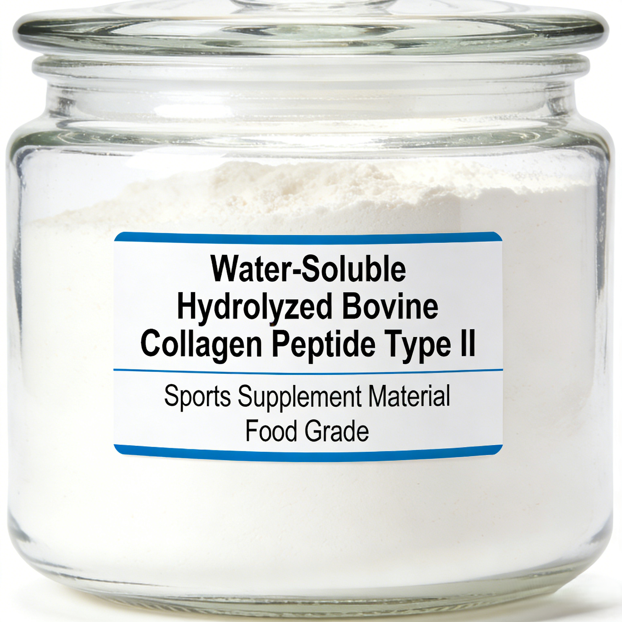 Cosmetics Ingredients Water Dissolve Hydrolyzed Bovine Collagen Peptide Type Ll Sports Supplement Material Food Grade