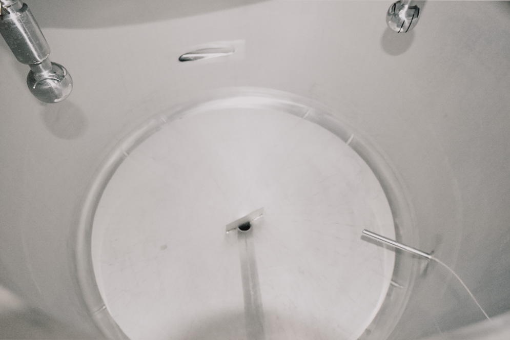 Inside of tank