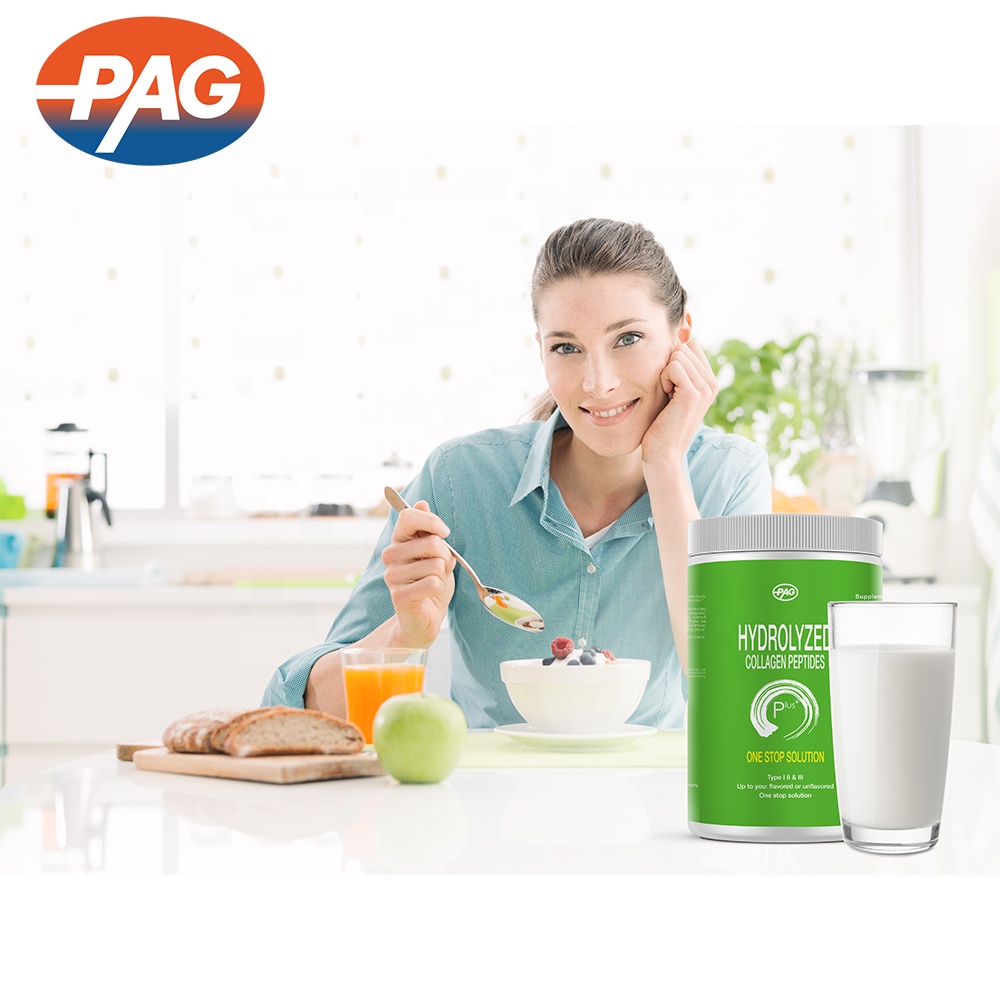 Custom Ingredients Marine Fish Pure Multi Skin Care Whitening Drink Protein Hydrolized Collagen Peptides Type 1 2 3 Powder