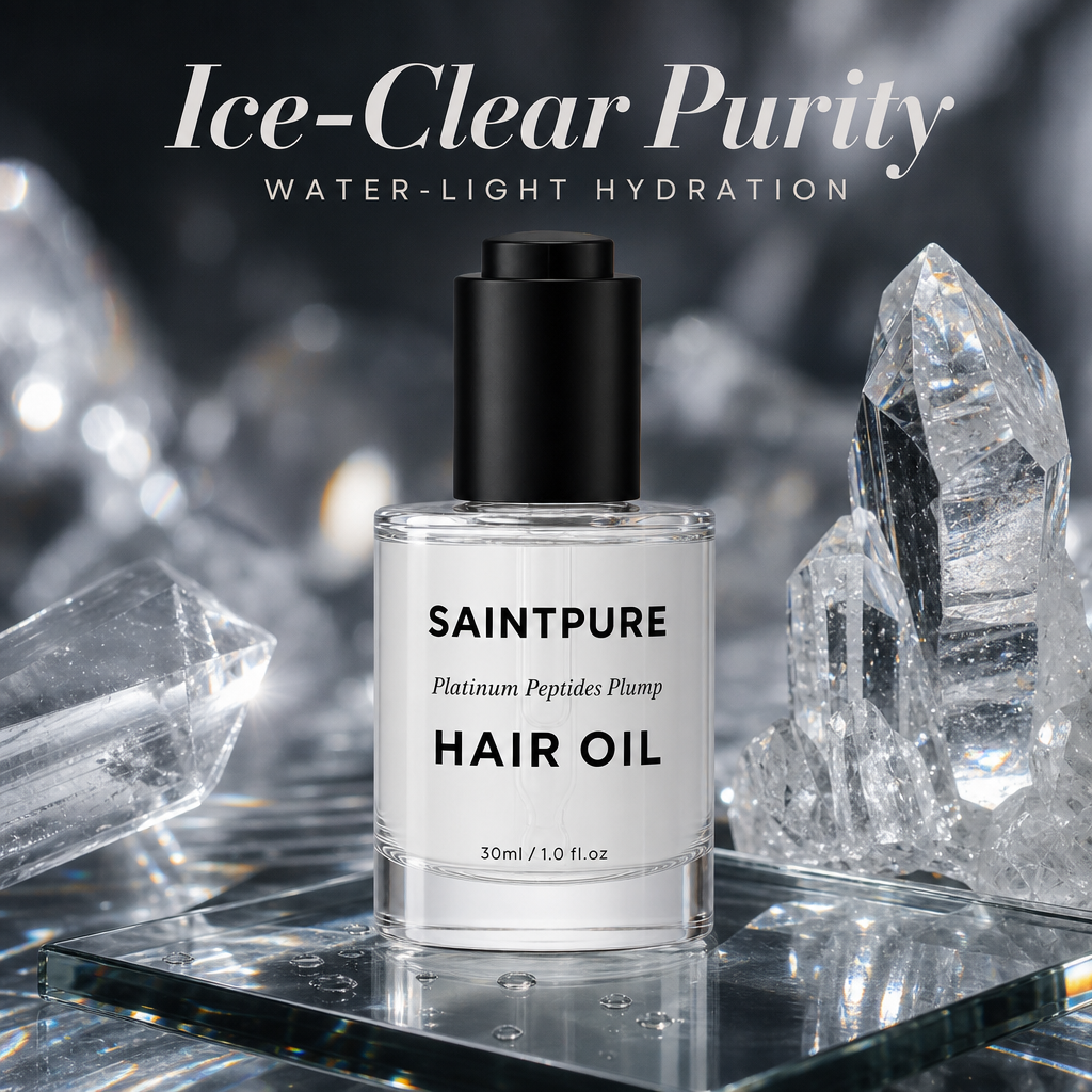 OEM Luxury Platinum Peptide Hair Oil Volumizing Serum Deep Repair For Damaged Fine Hair 30ml Private Label Custom Care Wholesale
