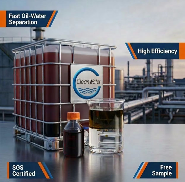 Industrial Demulsifier Liquid Oil Soluble &amp; Water Soluble For Wastewater Treatment &amp; Oil Refinery