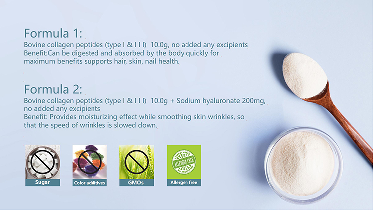 Custom Ingredients Marine Fish Pure Multi Skin Care Whitening Drink Protein Hydrolized Collagen Peptides Type 1 2 3 Powder